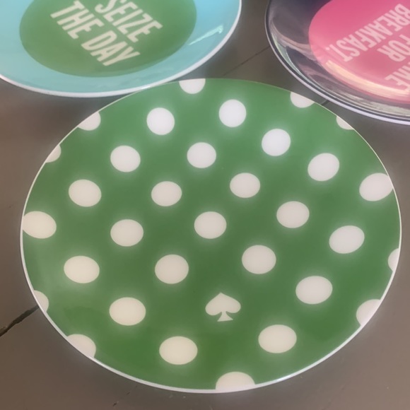 EUC Kate Spade x Lenox Plates “Say the Word” set of 4 - Picture 5 of 6